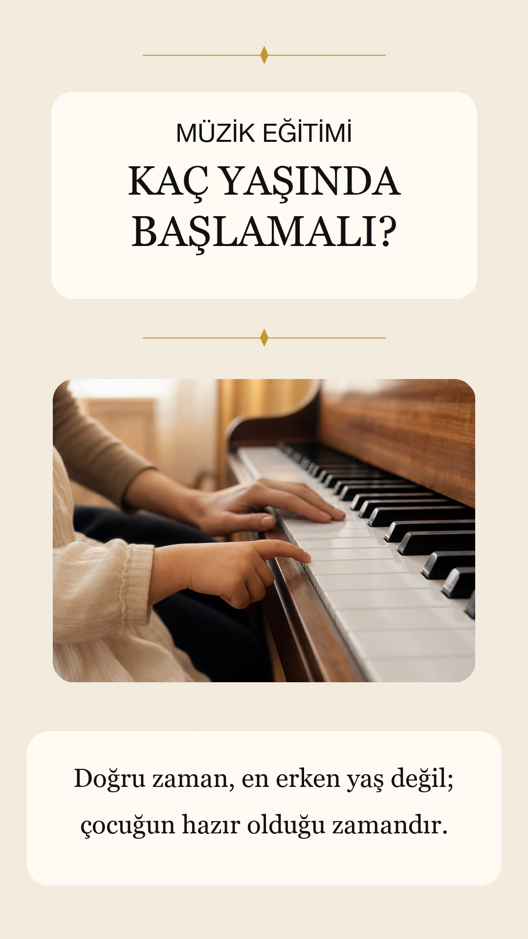 Müzik Eğitimi Kaç Yaşında Başlamalı?